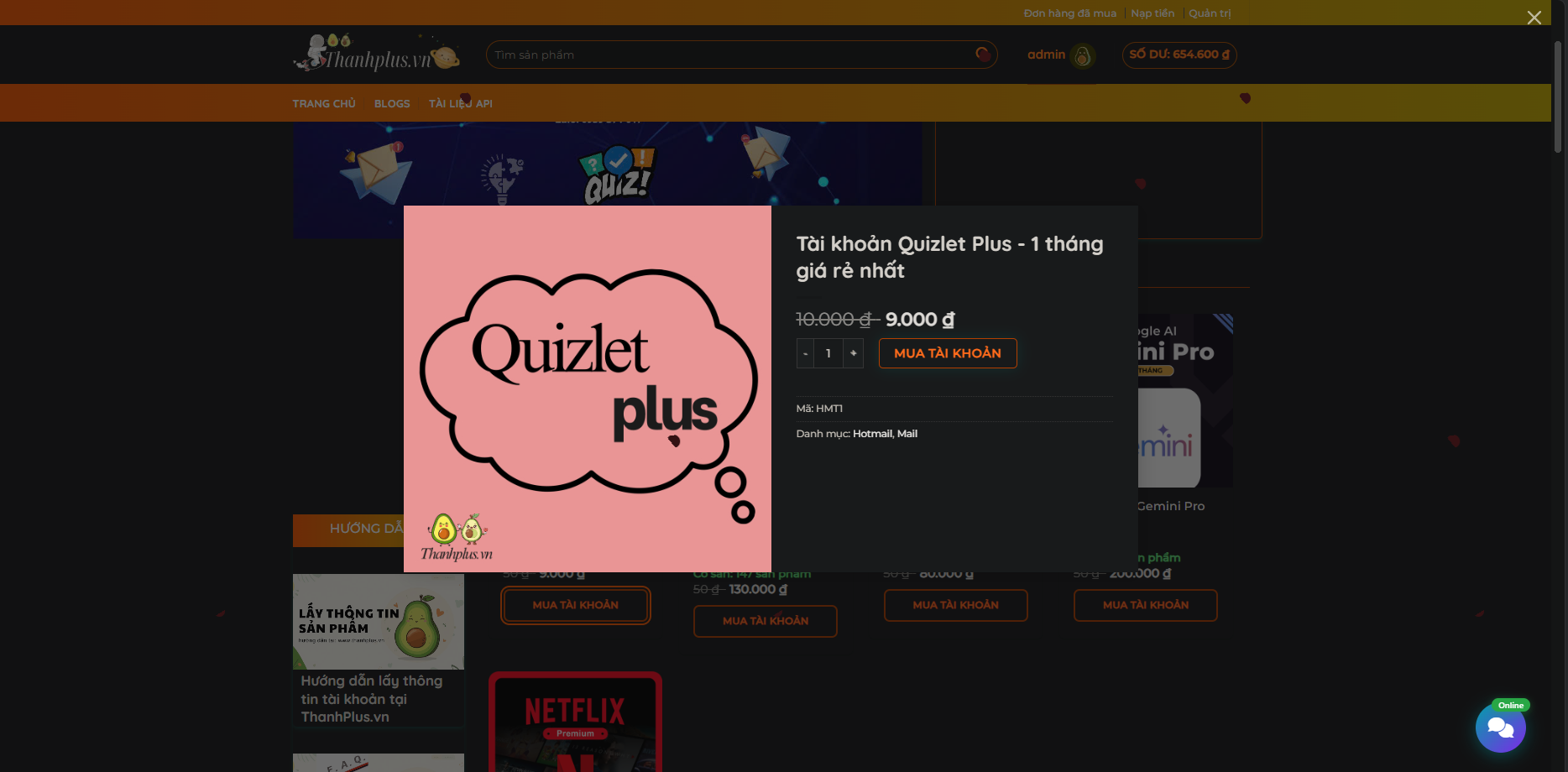 Ảnh mô tả mua ở trang chính